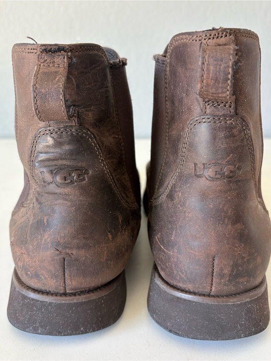 UGG Men\'s Biltmore Chelsea Boots Brown Leather Mens Size 10.5 Waterproof 1007995 main image 6